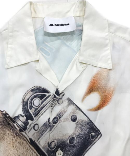 JIL SANDER（ジルサンダー）JIL SANDER (ジルサンダー) レーヨン総柄オープンカラーシャツ マルチカラー サイズ:40の古着・服飾アイテム