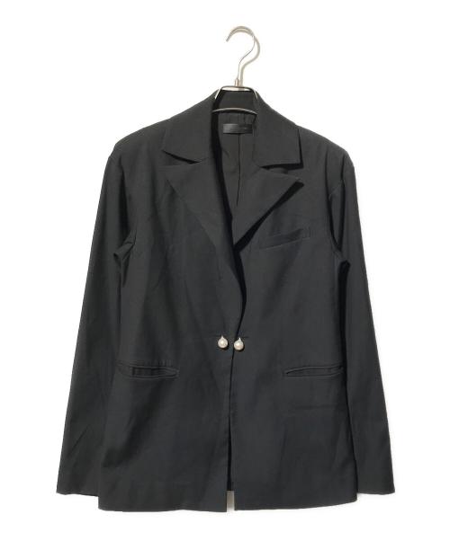melt the lady（メルトザレディ）MELT THE LADY (メルトザレディ) バックタックテーラードジャケット ブラック サイズ:Fの古着・服飾アイテム