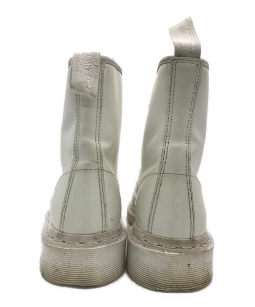 Dr.Martens（ドクターマーチン）Dr.Martens (ドクターマーチン) 8ホールブーツ ホワイト サイズ:24.5の古着・服飾アイテム