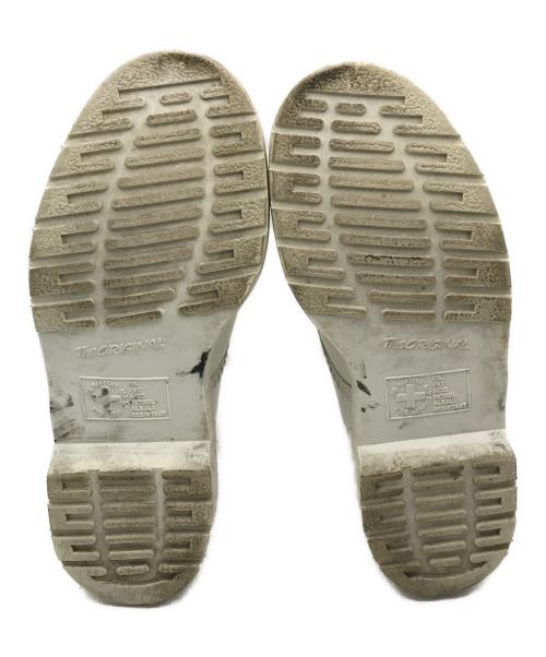 Dr.Martens（ドクターマーチン）Dr.Martens (ドクターマーチン) 8ホールブーツ ホワイト サイズ:24.5の古着・服飾アイテム