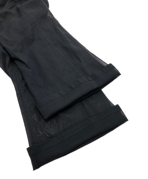 TOGA PULLA（トーガ プルラ）TOGA PULLA (トーガ プルラ) フリンジデザインシャツ ブラック サイズ:36の古着・服飾アイテム