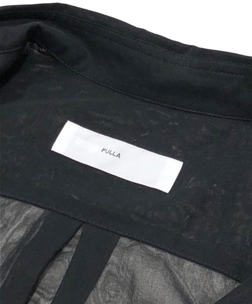 TOGA PULLA（トーガ プルラ）TOGA PULLA (トーガ プルラ) フリンジデザインシャツ ブラック サイズ:36の古着・服飾アイテム