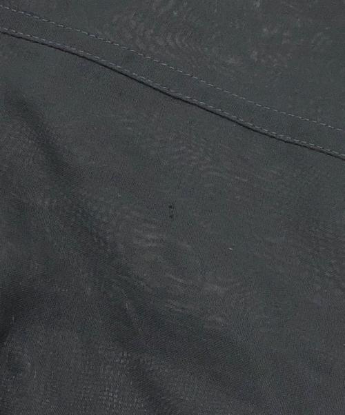 TOGA PULLA（トーガ プルラ）TOGA PULLA (トーガ プルラ) フリンジデザインシャツ ブラック サイズ:36の古着・服飾アイテム