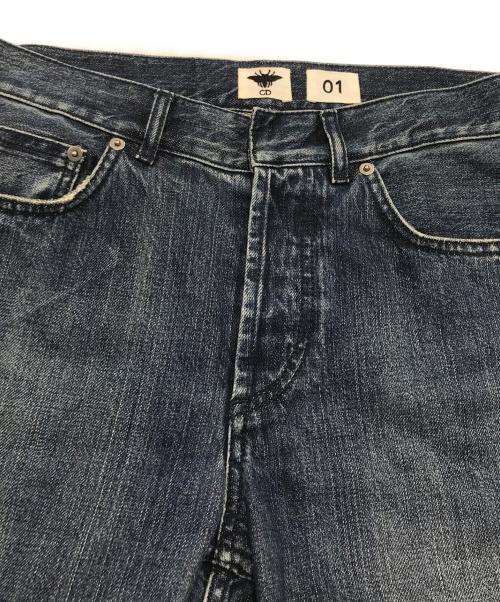 Christian Dior（クリスチャン ディオール）Christian Dior (クリスチャン ディオール) カットオフ ボーイフレンド デニム インディゴ サイズ:34の古着・服飾アイテム