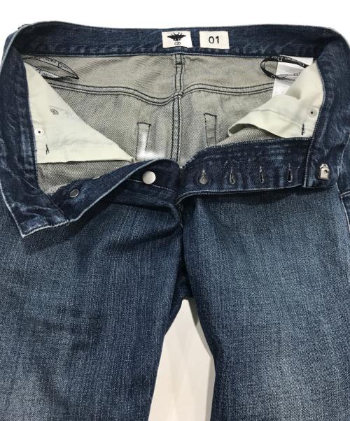 Christian Dior（クリスチャン ディオール）Christian Dior (クリスチャン ディオール) カットオフ ボーイフレンド デニム インディゴ サイズ:34の古着・服飾アイテム