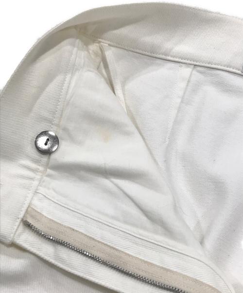 CHANEL（シャネル）CHANEL (シャネル) コットンタックワイドパンツ ホワイト サイズ:36の古着・服飾アイテム