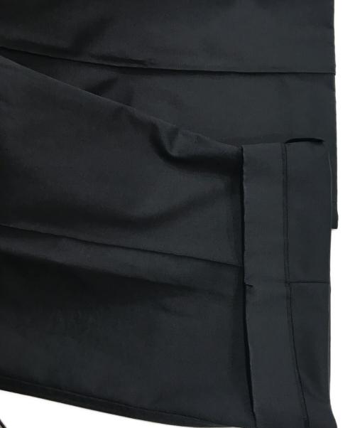 HERMES（エルメス）HERMES (エルメス) センタープリーツストレッチワイドパンツ ブラック サイズ:38の古着・服飾アイテム