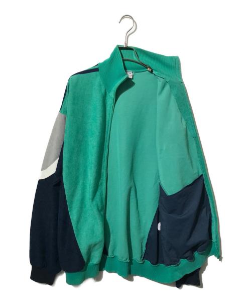 adidas（アディダス）adidas (アディダス) トラックジャケット グリーン×ネイビー サイズ:表記無しの古着・服飾アイテム