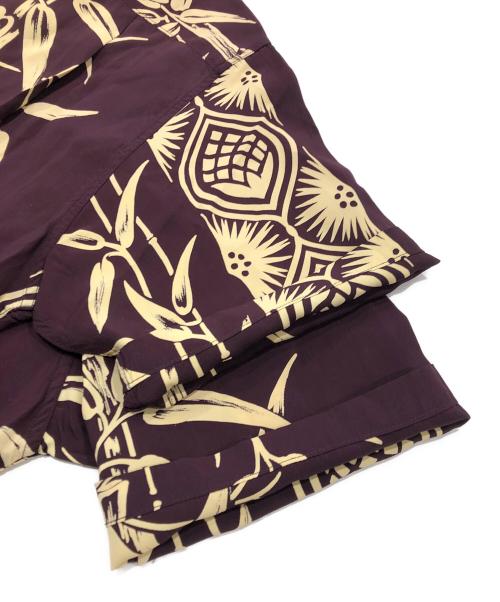 Sun Surf（サンサーフ）Sun Surf (サンサーフ) レーヨンアロハシャツ パープル サイズ:Sの古着・服飾アイテム