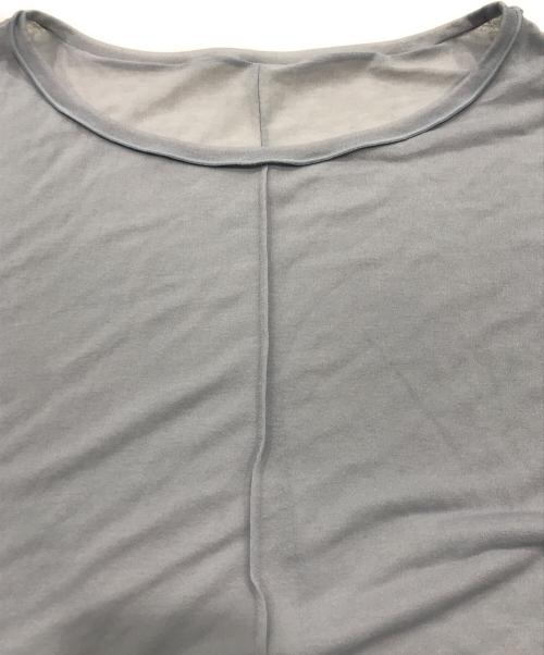 ETRE TOKYO（エトレトウキョウ）ETRE TOKYO (エトレトウキョウ) センターピンタックシアーロンTee ブルー サイズ:Freeの古着・服飾アイテム
