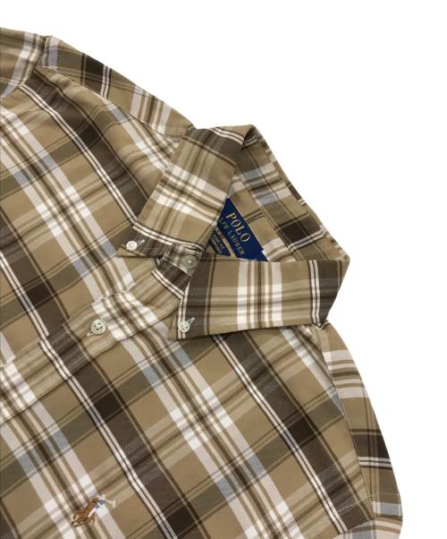 POLO RALPH LAUREN（ポロ・ラルフローレン）POLO RALPH LAUREN (ポロ・ラルフローレン) チェック柄シャツ/長袖シャツ ブラウン サイズ:Mの古着・服飾アイテム