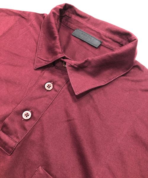 PRADA（プラダ）PRADA (プラダ) ポロシャツ エンジ サイズ:Lの古着・服飾アイテム