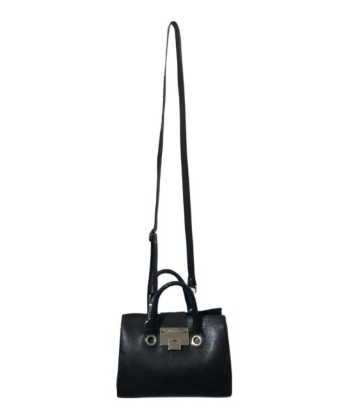 JIMMY CHOO（ジミーチュウ）JIMMY CHOO (ジミーチュウ) スモールライリー2WAYバッグ ブラックの古着・服飾アイテム