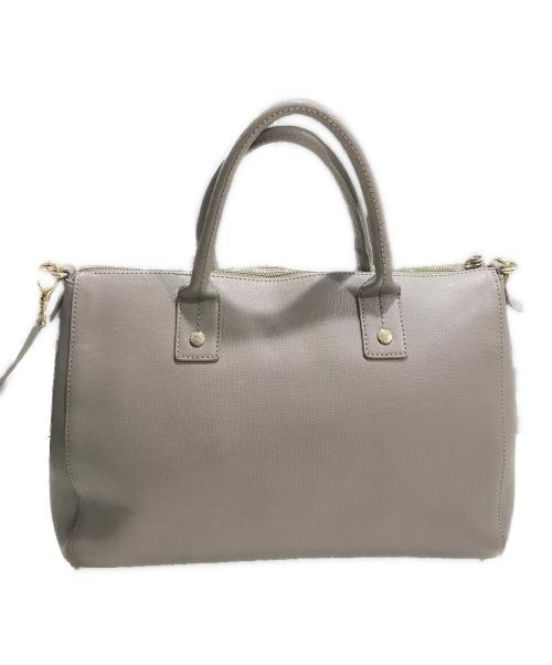 FURLA（フルラ）FURLA (フルラ) 2WAYレザーバッグ ベージュの古着・服飾アイテム