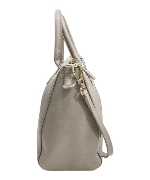 FURLA（フルラ）FURLA (フルラ) 2WAYレザーバッグ ベージュの古着・服飾アイテム