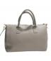 FURLA (フルラ) 2WAYレザーバッグ ベージュ：5000円