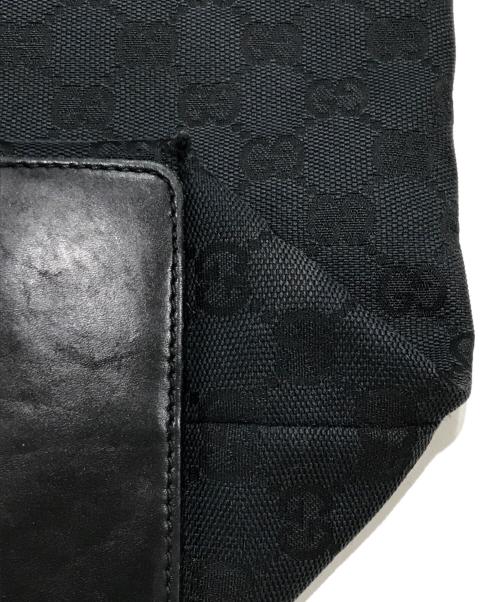 GUCCI（グッチ）GUCCI (グッチ) GGキャンバストートバッグ ブラックの古着・服飾アイテム