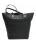 GUCCI (グッチ) GGキャンバストートバッグ ブラック：13000円