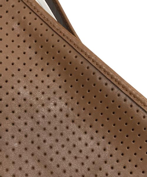 COACH（コーチ）COACH (コーチ) レザーパンチングワンショルダーバッグ ブラウンの古着・服飾アイテム