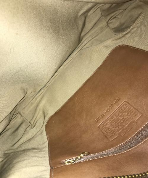 COACH（コーチ）COACH (コーチ) レザーパンチングワンショルダーバッグ ブラウンの古着・服飾アイテム