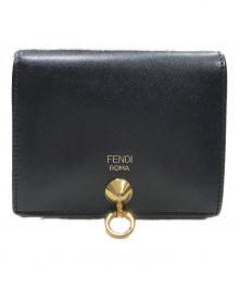 FENDI（フェンディ）の古着「バイザウェイ2つ折り財布」｜ブラック