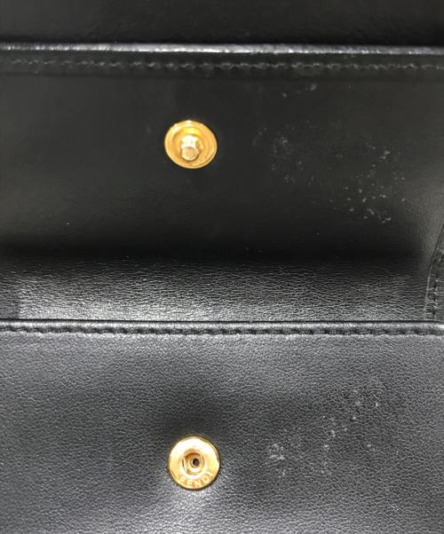 FENDI（フェンディ）FENDI (フェンディ) バイザウェイ2つ折り財布 ブラックの古着・服飾アイテム
