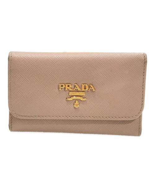 PRADA（プラダ）PRADA (プラダ) 6連キーケース ピンクの古着・服飾アイテム