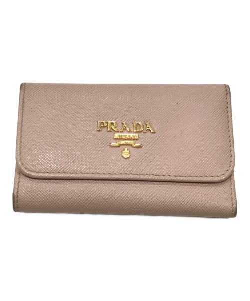PRADA（プラダ）PRADA (プラダ) 6連キーケース ピンクの古着・服飾アイテム