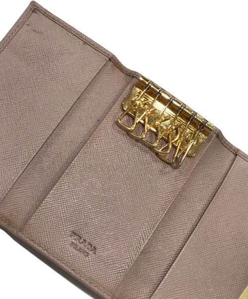 PRADA（プラダ）PRADA (プラダ) 6連キーケース ピンクの古着・服飾アイテム