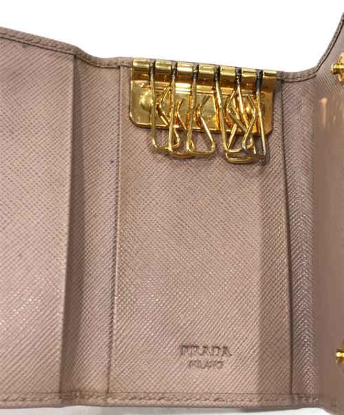 PRADA（プラダ）PRADA (プラダ) 6連キーケース ピンクの古着・服飾アイテム