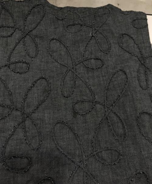 Y's（ワイズ）Y's (ワイズ) 立体刺繍ノースリーブワンピース グレー サイズ:2の古着・服飾アイテム