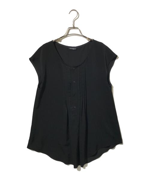 LIMI feu（リミフゥ）LIMI feu (リミフゥ) ノースリータックブブラウス ブラック サイズ:Sの古着・服飾アイテム