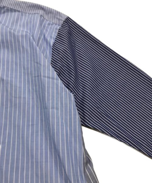 DAMA collection（ダーマコレクション）DAMA collection (ダーマコレクション) クレイジーストライプシャツワンピース ブルー サイズ:1の古着・服飾アイテム