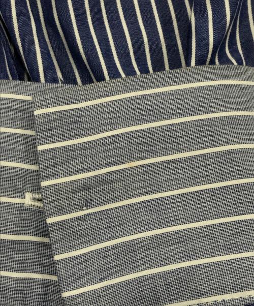 DAMA collection（ダーマコレクション）DAMA collection (ダーマコレクション) クレイジーストライプシャツワンピース ブルー サイズ:1の古着・服飾アイテム