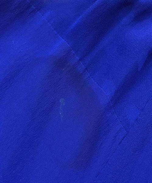 Y's（ワイズ）Y's (ワイズ) 切替シルクアシンメトリースカート ブルー サイズ:1の古着・服飾アイテム