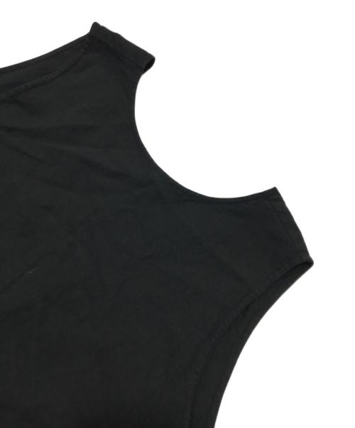 nest Robe（ネストローブ）nest Robe (ネストローブ) リネンノースリーブワンピース ブラック サイズ:Freeの古着・服飾アイテム