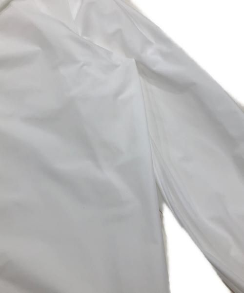 UNITED ARROWS（ユナイテッドアローズ）UNITED ARROWS (ユナイテッドアローズ) オーガンジー フリル リボン ブラウス ホワイト サイズ:freeの古着・服飾アイテム