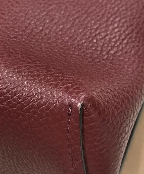 COACH（コーチ）COACH (コーチ) チャーリーバスケットバッグ ベージュ×レッドの古着・服飾アイテム