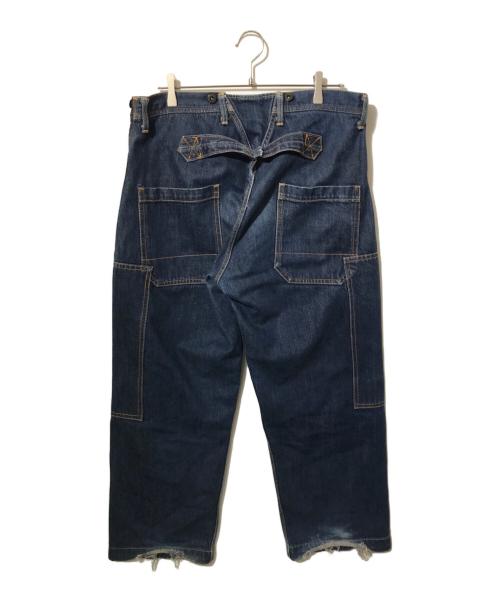 JUNYA WATANABE MAN（ジュンヤワタナベマン）JUNYA WATANABE MAN (ジュンヤワタナベマン) ダブルニーバギーデニムパンツ インディゴ サイズ:Ｓの古着・服飾アイテム