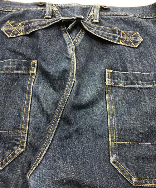 JUNYA WATANABE MAN（ジュンヤワタナベマン）JUNYA WATANABE MAN (ジュンヤワタナベマン) ダブルニーバギーデニムパンツ インディゴ サイズ:Ｓの古着・服飾アイテム