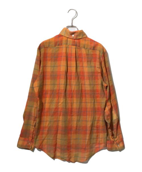 TOWN CRAFT（タウンクラフト）TOWN CRAFT (タウンクラフト) チェックシャツ オレンジ サイズ:Ｍの古着・服飾アイテム
