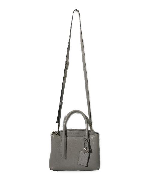 Kate Spade（ケイトスペード）Kate Spade (ケイトスペード) マルゴーミディアムサッチェルバッグ グレーの古着・服飾アイテム