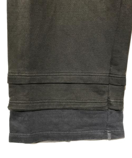 PERVERZE（パーバーズ）PERVERZE (パーバーズ) Step Layered Sweat Pants Black ブラウン サイズ:Mの古着・服飾アイテム