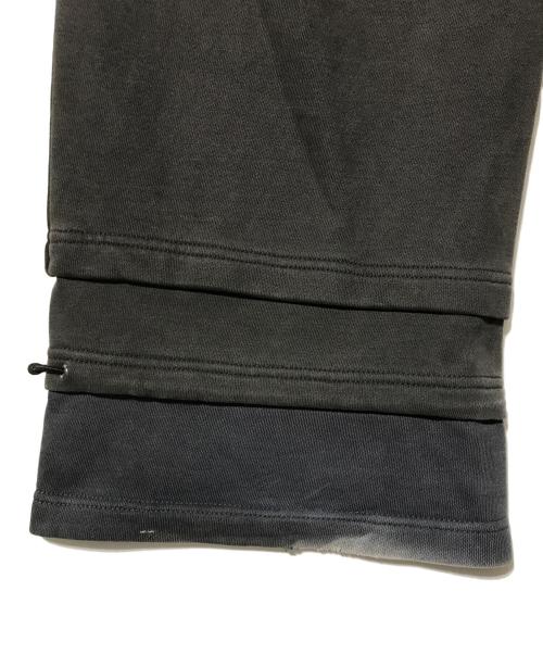 PERVERZE（パーバーズ）PERVERZE (パーバーズ) Step Layered Sweat Pants Black ブラウン サイズ:Mの古着・服飾アイテム