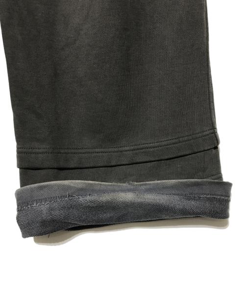 PERVERZE（パーバーズ）PERVERZE (パーバーズ) Step Layered Sweat Pants Black ブラウン サイズ:Mの古着・服飾アイテム