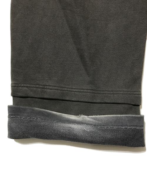 PERVERZE（パーバーズ）PERVERZE (パーバーズ) Step Layered Sweat Pants Black ブラウン サイズ:Mの古着・服飾アイテム