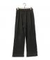 PERVERZE（パーバーズ）の古着「Step Layered Sweat Pants Black」｜ブラウン