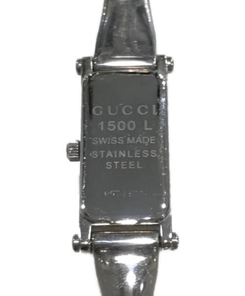 GUCCI（グッチ）GUCCI (グッチ) バングルウォッチ ブラックの古着・服飾アイテム