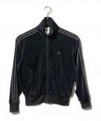 adidasアディダス）の古着「ベロアトラックジャケット/VELOUR TRACK JACKET」｜グレー