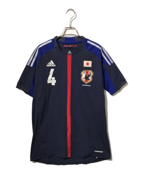 adidas（アディダス）adidas (アディダス) 2012-13 日本代表オーセンティックユニフォーム ネイビー サイズ:oの古着・服飾アイテム